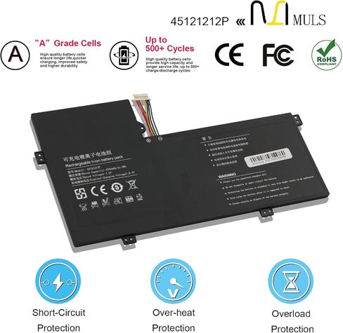 U4374113PV-2S1P NV-3978115-2S 45121212P استبدال بطارية الكمبيوتر المحمول لبوابة RTDPART GWTN116-1BL GWTC116-2BL GWTC116-1BK GWTC116-2BK 45121212 3978115 3978115-2S NV-3978115 5500 مللي أمبير 7.6 فولت 41.8 واط ساعة in Saudi Arabia