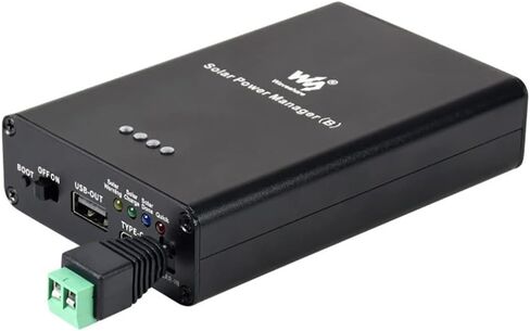 مدير الطاقة الشمسية (ب)، بطارية Li-Po مدمجة قابلة لإعادة الشحن بقدرة 10000 مللي أمبير في الساعة، متوافقة مع الألواح الشمسية 6V-24V in Kuwait