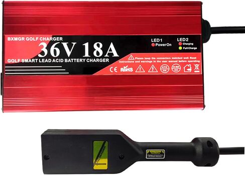 36 Volt 18 Amp Golf Cart Battery Charger For EZGO TXT,3-5 Hours Full Charge,Upgraded Trickle Charger For Lead-Acid Batteries,For EZGO TXT 36V D-Plug Golf Cart Charger,Replacement PowerWise 36V Charger in Kuwait