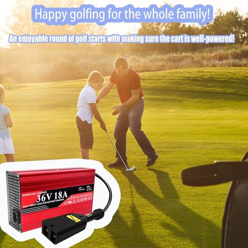 36 Volt 18 Amp Golf Cart Battery Charger For EZGO TXT,3-5 Hours Full Charge,Upgraded Trickle Charger For Lead-Acid Batteries,For EZGO TXT 36V D-Plug Golf Cart Charger,Replacement PowerWise 36V Charger in Kuwait