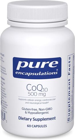 مغلفات نقية CoQ10 500 مجم | مكمل الإنزيم المساعد Q10 للطاقة ومضادات الأكسدة وصحة الدماغ والخلوية والإدراك ودعم القلب والأوعية الدموية* | 60 كبسولة in Saudi Arabia