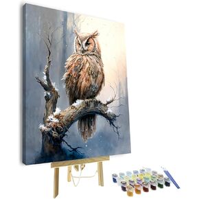 TUMOVO Paint by Numbers for Adults - DIY Adult Paint by Number Kits Painting on Canvas Romantic Cityscape Painting by Numbers for Beginners, Art Craft Kits for Adults (16x20 Inch)