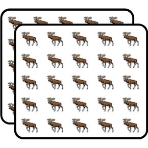 Bull Moose Cartoon Art Decor Sticker for Scrapbooking, Calendars, Arts, Kids DIY Crafts, Album, Bullet Journals 50 Pack