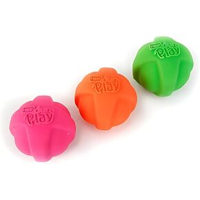 Dura Play Small Ball Dog Toy, Latex, 1ct, Interactive Fun, Safe & Non-Toxic, Outdoor & Indoor Play, Flexible, Yet Durable, Small, 3 Pack