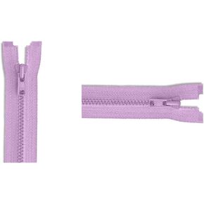 YKK #3 Molded Vislon Light Lilac Lightweight Jacket Separating Zipper - Choose Your Length - Color: Light Lilac #552 - Made in The United States (1 Zipper Per Pack) (18" Inches)
