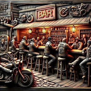 KTHOFCY 5D DIY Diamond Painting Kits for Adults Kids,Vintage Bar Biker Men Full Drill Embroidery Cross Stitch Crystal Rhinestone Paintings Pictures Arts Wall Decor Painting Dots Kits 11.8X11.8 inch