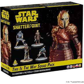 Star Wars Shatterpoint This is The Way Squad Pack - Tabletop Miniatures Game, Strategy Game for Kids and Adults, Ages 14+, 2 Players, 90 Minute Playtime, Made by Atomic Mass Games