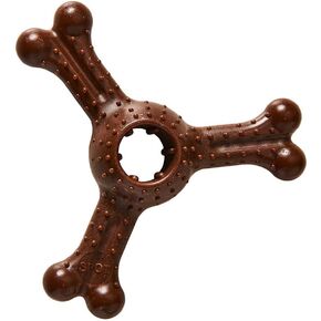 Bam-Bone Plus Triple Chew Dog Toy Bison, 1ea/7 in
