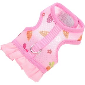 TOYANDONA 1set Adjustable Leash Lightweight Mesh Vest for Outdoor Activities Wear-Resistant Bunny Traction Rope for Pets s