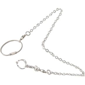 TOYANDONA Bird Foot Stainless Steel Parrot Training Buckle Open Design for Easy Use for Parrots and Other Birds Foot Chain