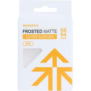 Frosted Matte Sleeves for Standard Size Cards, Premium Third-Layer Protection Outer Sleeves for PTCG, OPCG, MTG, 80 Pack
