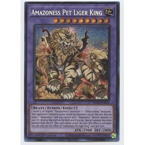 Amazoness Pet Liger King - MP23-EN224 - Prismatic Secret Rare - 1st Edition