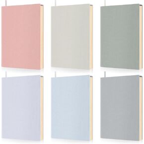 6 Pack Stretchable Book Covers 9 x 11 Inch Jumbo Book Covers Washable Reusable Aesthetic Protector Fabric for Hardcover Textbooks School Supplies(Green Gradient)