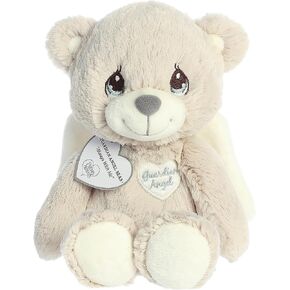 Aurora® Inspirational Precious Moments™ Guardian Angel Bear Stuffed Animal - Cherished Memories - Enduring Comfort - Off-White 12 Inches