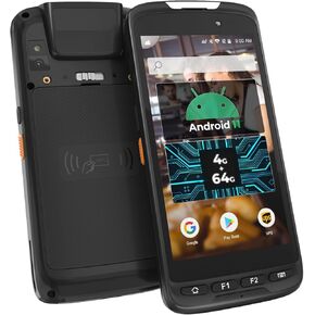 Svantto Android Barcode Scanner ، 4+64GB Flash ، 1D/2D/QR Zebra Scanner ، كامل الشاشة 5 "جهاز كمبيوتر محمول Android 11 ، Bluetooth 5.0 ، WiFi ، 4G LTE ، NFC ، 8-Core CPU Barcode Collector