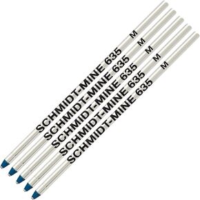 5 Pack - Schmidt 635 Mini D1 Refills - Blue