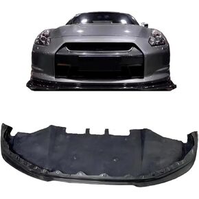 Spoiler Separator, Compatible with Nissan GTR R35 2008-2016 Carbon Fiber Car Bumper Front Lip Splitters Body Kit(2008-2011)