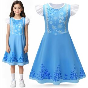Girls Princess Dress Toddler Cosplay Dance Dress Kids Nightgowns Costume Birthday Party Christmas Role Play Outfits
