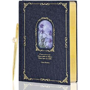 Thick Journal for Women & Girls, 360 Pages A5 Writing Journaling Notebook with Paintings, Women Journal for Writing, Vintage Journal with Gift Box & Pen for Girls Gift Ideas (Candy Pink)