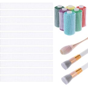 100 PCS Thread Net Spool Saver, Thread Nets for Spools of Threads Protector, Sewing Threads Cones Nets Cosmetic Makeup Brush Protective Mesh for Sewing Embroidery Machine Quilting, 5.9x0.66inch
