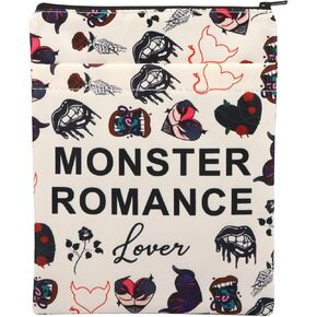 Monster Romance Book Club Book Sleeve Tentacle Monster Lovers Book Cover Alien Smut Gift Probably Reading Smut Gift Dark Romance Gift (MonsterRomanceBS)