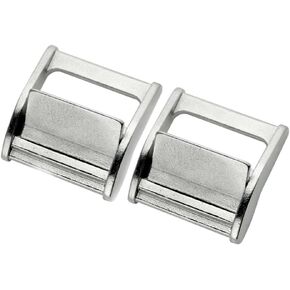 2 Pack Lock Slider Buckles for 1.5inch 38mm Tie Down Strap Webbings Cargo Lashing Lash Luggage Bag Belt Buckle,heavy-duty Strap Release Buckle Adjustable Metal Buckle Fasteners 316 Stainless Steel