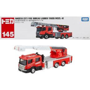 Takara Tomy Tomica Long Type Tomica No. 145 Nagoya City Fire Station 98.4 ft (30 m) Tip Refractor Type Ladder