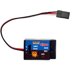 RC Car Gyro Module 4-6V Mini Gyro Stabilizer Automatic Stability Control Gyro Sensitivity Adjustable R484 Analog SMM System for HBX 16889A WPL D12
