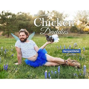 Calendar - Funny Gifts | Gag Gifts | Birthday Gifts | Weird Stuff | Secret Santa | White Elephant | Chicken Gifts Wall Calendar (2026)