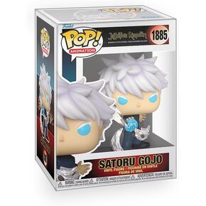Pop Anime: Jujutsu Kaisen (JJK) - Satoru Gojo Cursed Technique Lapse Blue Vinyl Figure Included with Box Protector Compatible for Funko