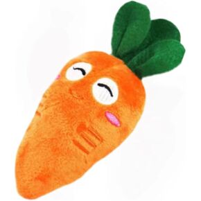1Pc Orange Soft Puppy Pet Supplies Cute Carrot Plush Chew Squeaker Sound Squeaky Toys for Dog Cat Birthday Xmas Pet Squeak Toy Gifts