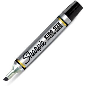 Sharpie King Size Permanent Marker, Black 1 ea (Pack of 12)
