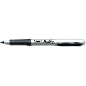 BIC GPMU11BK Marking Ultra-Fine Tip Permanent Marker, Tuxedo Black, Dozen