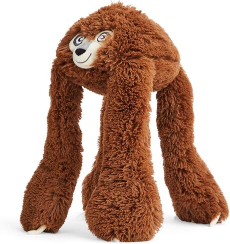 Leaps & Bounds Brown Long-Limb Sloth Dog Toy in Kuwait