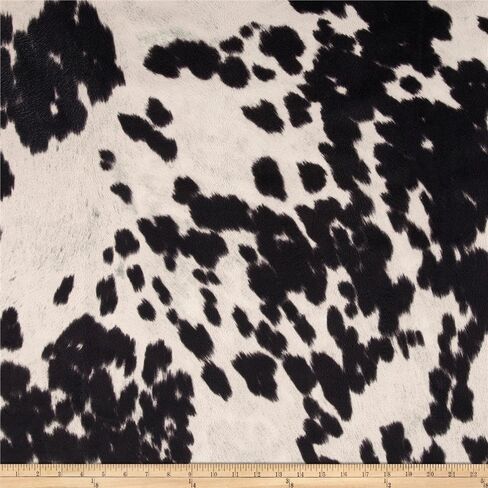Udder Madness Cow Upholstery Black, Fabric by the Yard in Saudi Arabia
