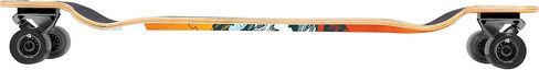 Retrospec Tidal Drop Down Longboard - 41" Extra Wide Stable Deck, 9-Ply Canadian Maple, ABEC-9 Bearings, 85A PU Wheels, Reverse Kingpin Trucks for Cruising & Downhill in Kuwait