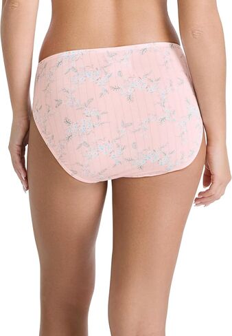 Jockey Women's Underwear Supersoft Breathe French Cut - 3 Pack, Frothy Pink/White/Egyptian Scroll, 10 in Saudi Arabia