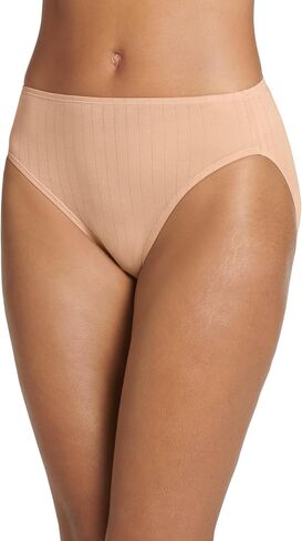 Jockey Women's Underwear Supersoft Breathe French Cut - 3 Pack, Frothy Pink/White/Egyptian Scroll, 10 in Saudi Arabia