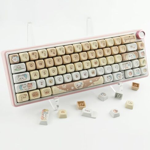 Sunzit PBT Key caps - MOA Keycaps, Cute Keycap, Chiikawa Momonga Keycap Set in Saudi Arabia