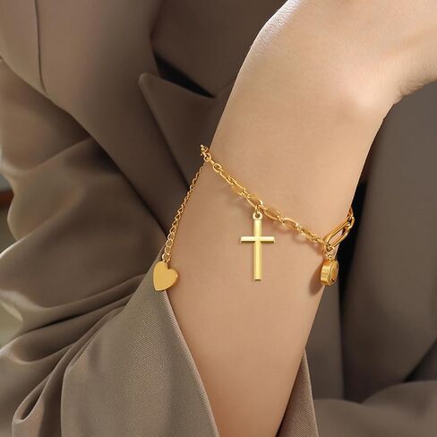 100Pcs Alloy Smooth Surface Pocket Cross Charm Small Crucifix Pendant Bulk for Crafts Keychain Diy Jewelry Making Supplies in Saudi Arabia
