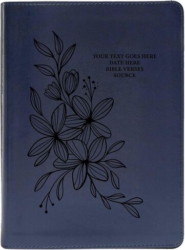 Personalized CSB She Reads Truth Community Study Bible Faux Leather Medium Print Size | Custom with Full Cover Garden Design and Name | Gift for Christian & Religious Celebrations | Rose Gold in Kuwait