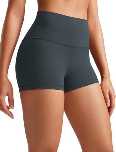 CRZ YOGA Womens Butterluxe Biker Shorts 2.5 Inches - High Waisted Yoga Workout Running Volleyball Spandex Booty Shorts Universe Blue Medium in Saudi Arabia