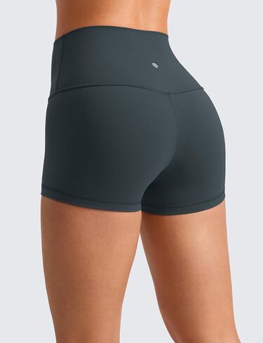 CRZ YOGA Womens Butterluxe Biker Shorts 2.5 Inches - High Waisted Yoga Workout Running Volleyball Spandex Booty Shorts Universe Blue Medium in Saudi Arabia