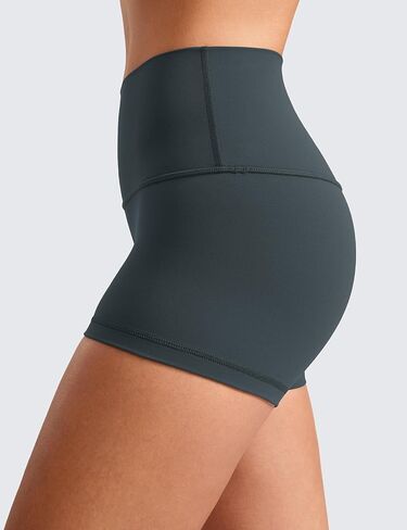 CRZ YOGA Womens Butterluxe Biker Shorts 2.5 Inches - High Waisted Yoga Workout Running Volleyball Spandex Booty Shorts Universe Blue Medium in Saudi Arabia