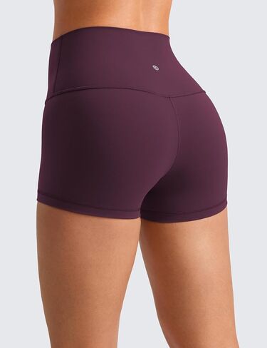 CRZ YOGA Womens Butterluxe Biker Shorts 2.5 Inches - High Waisted Yoga Workout Running Volleyball Spandex Booty Shorts Universe Blue Medium in Saudi Arabia
