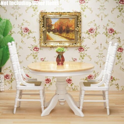 Odoria Dollhouse Wall Art Miniature: 1/12 Scale Framed Picture Vintage - Mini Painting Golden Antique for Gallery - Tiny Artwork Decor Van Gogh in Kuwait