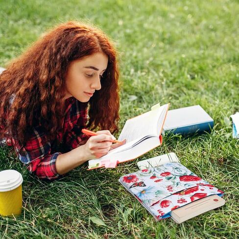 غلاف كتاب مصقول مع زر ، واقي الكتب المطبوعة ، وأكمام الكتب لعشاق الكتب مقاوم للماء حقيبة تخزين الكتب متعددة الوظائف للاشتعال غلاف (10.6 × 8.7 بوصة) in Kuwait