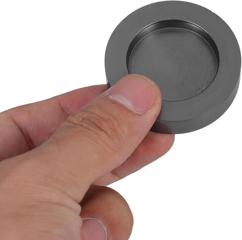 OperItacx Round Graphite Ingot Mould ، 3.5 مل قالب الصهر لذوبان تكرير الذهب الفضي من النحاس النحاس النحاس in Saudi Arabia