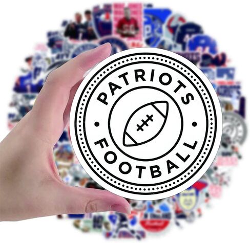 104Pcs Football Rugby Stickers for Water Bottle,Rugby Decal Decoration Sticker for Boys，Waterproof Decals for Laptop，Phone Case，Car，Guitar，Bumper，Skateboard，Gifts for Kids Adults Teens in Saudi Arabia