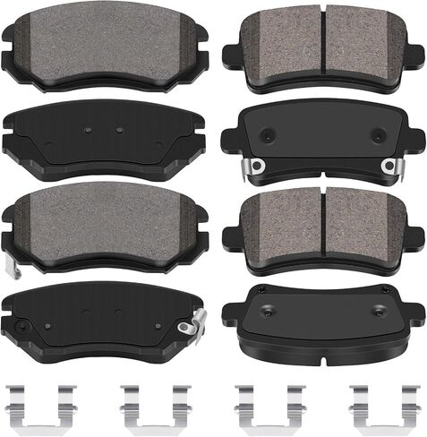 Automotive Replacement Rear Brake Pads Compatible with 2012-2014 Ford F-150 and 2015-2020 Ford F-150,Ceramic Disc Brake Pads for Car Rear Rotor,Easy to Install,No squeaking,Long-Lasting(D1602) in Saudi Arabia